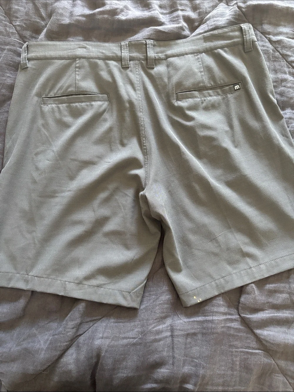 Travis Mathew Men's Dark Grey Hybrid Shorts